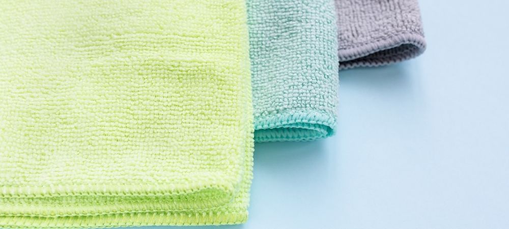 Microfiber mops and cloths for cleaning everything