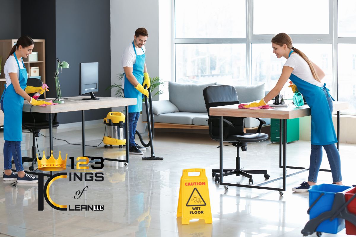  professional cleaning services of 123Kings of Clean, LLC.